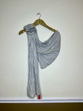 Sakura Bloom Linen Light Gray Ring Sling Carrier
